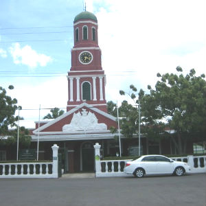 Historical Barbados Garrison Clock Tower